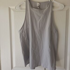 Lululemon Light Gray Tank Top 6 Workout Top